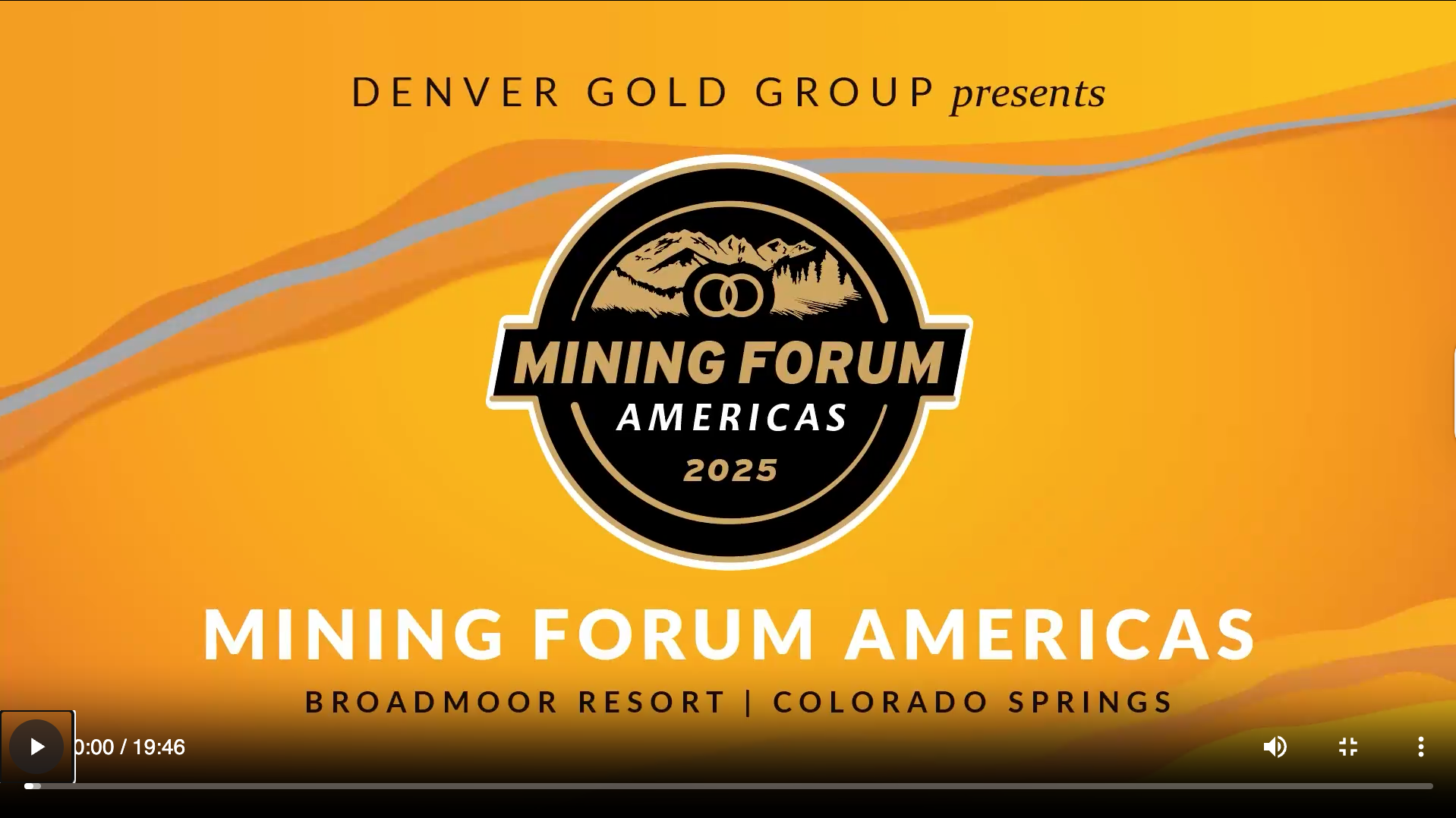 Cover image of Discovery Webcast – Mining Forum Americas 2025